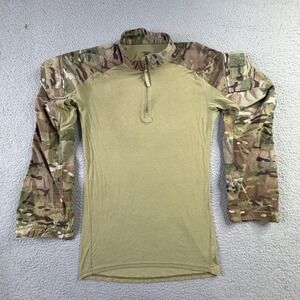 Patagonia Level 9 Combat Shirt Mens Medium Multicam 1/4 Zip Polartec Made In USA